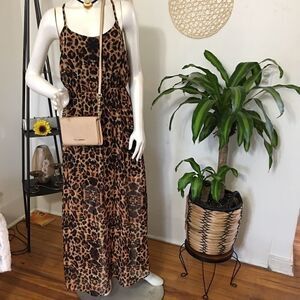 Safari Mini dress with chiffon maxi overlay